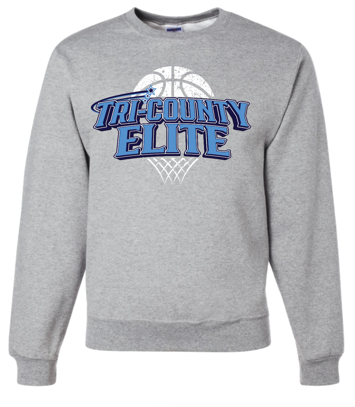 Tri-County Elite AAU Basketball Crewneck Sweatshirt