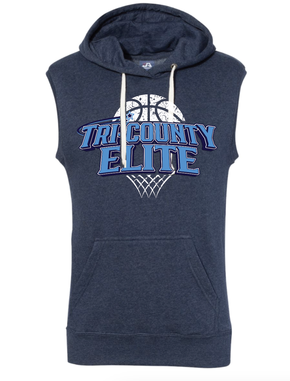 Tri-County Elite AAU Basketball Hooded Sleeveless Sweatshirt