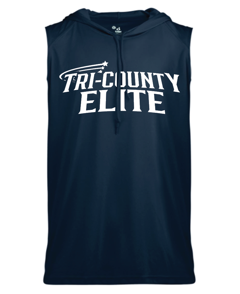 Tri-County Elite AAU Basketball Moisture Wicking Hooded Tank  *one color imprint*