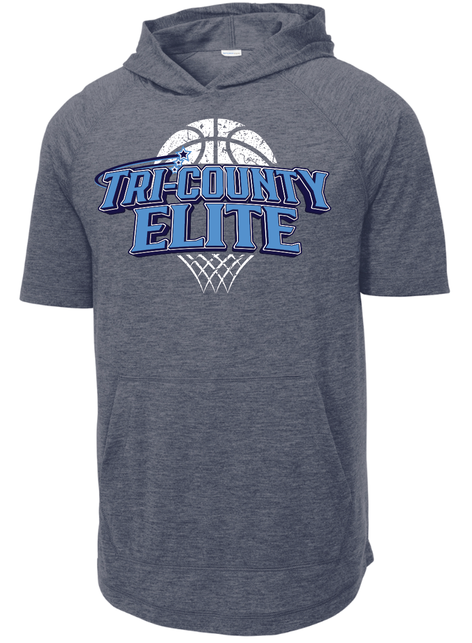 Tri-County Elite AAU Basketball Hooded Triblend