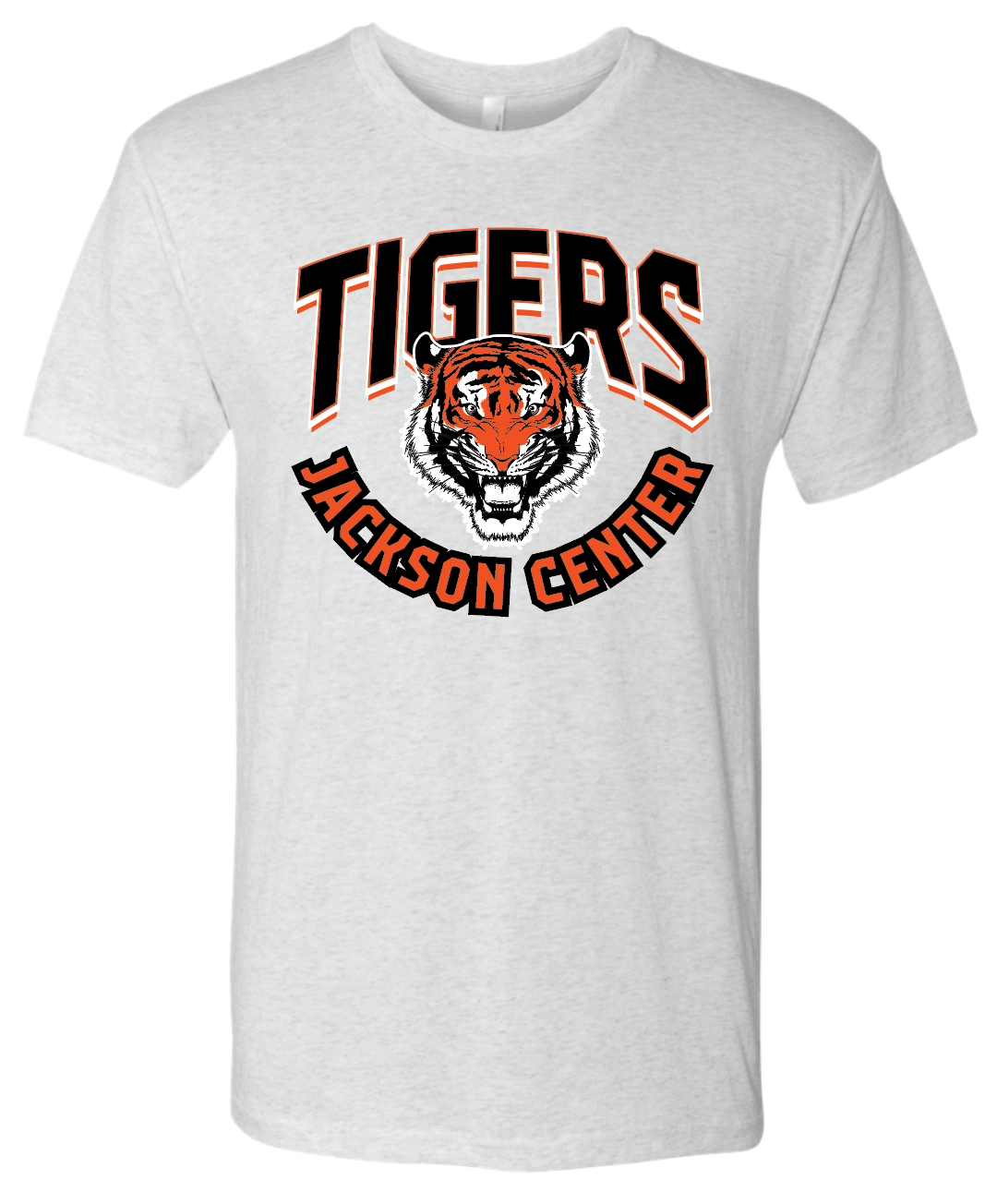 Tigers Arched Triblend Tee- Adult