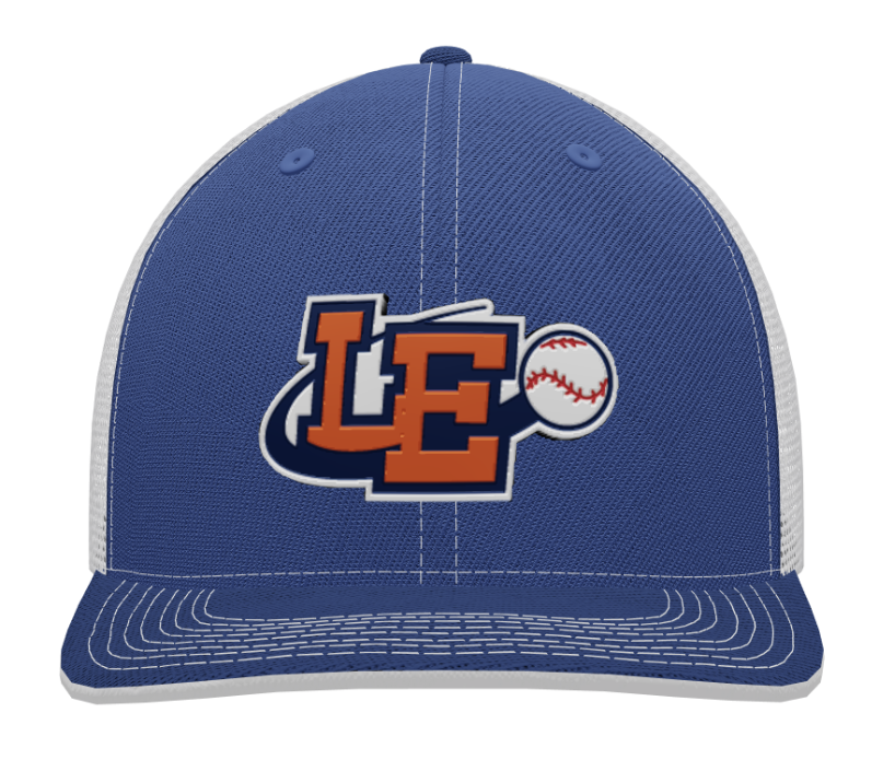 Locos Express Fitted Puff Embroidery Hat - Royal (Not Uniform Hat)