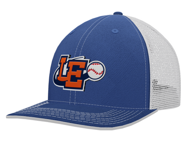 Locos Express Fitted Puff Embroidery Hat - Royal (Not Uniform Hat)