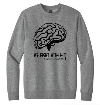 Epilepsy Fighter Triblend Crewneck (Youth and Adult)