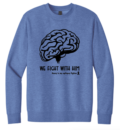 Epilepsy Fighter Triblend Crewneck (Youth and Adult)