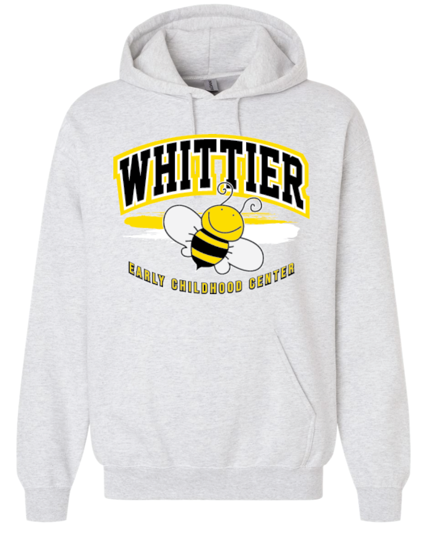 Whittier Bold 50/50 Cotton Hooded Sweatshirt - Youth & Adult