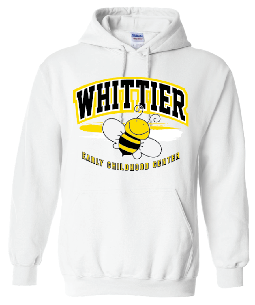 Whittier Bold 50/50 Cotton Hooded Sweatshirt - Youth & Adult