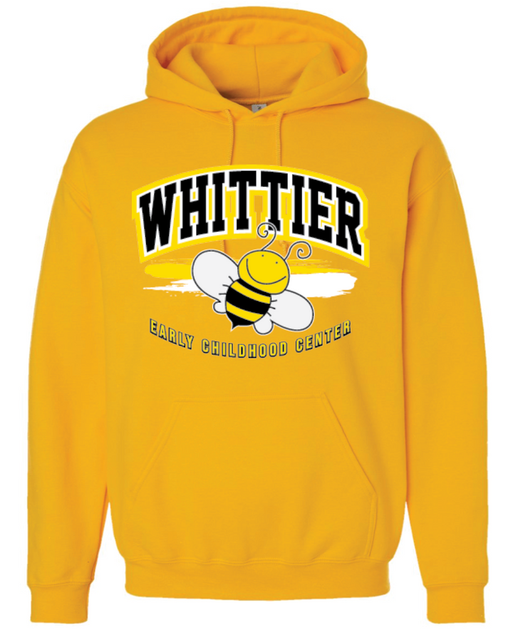 Whittier Bold 50/50 Cotton Hooded Sweatshirt - Youth & Adult