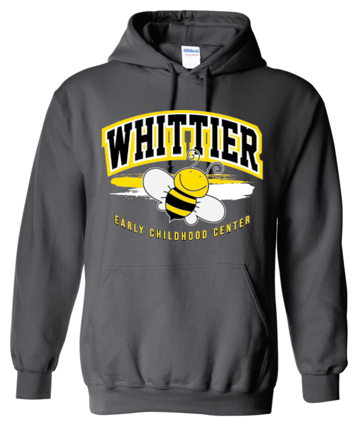 Whittier Bold 50/50 Cotton Hooded Sweatshirt - Youth & Adult