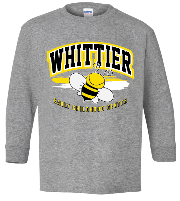 Whittier Bold 50/50 Cotton Long Sleeve Tee - Adult & Youth
