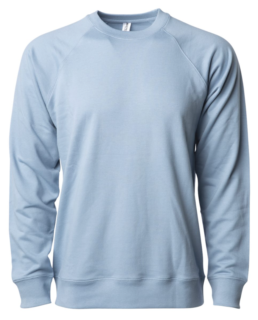 Locos Express 16U Unisex Lightweight Terry Crewneck Sweatshirt