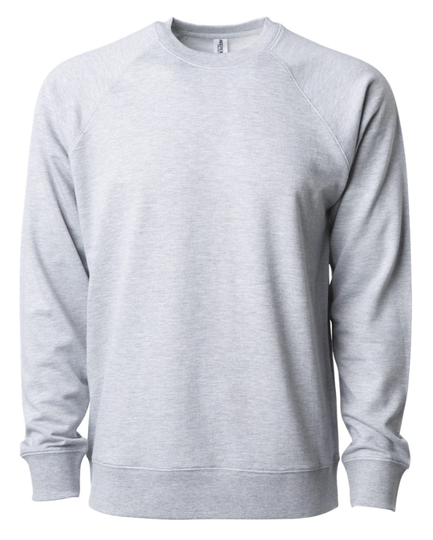 Locos Express 16U Unisex Lightweight Terry Crewneck Sweatshirt