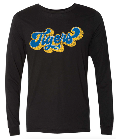 Waynesfield-Goshen Tigers Script Long Sleeve- Adult