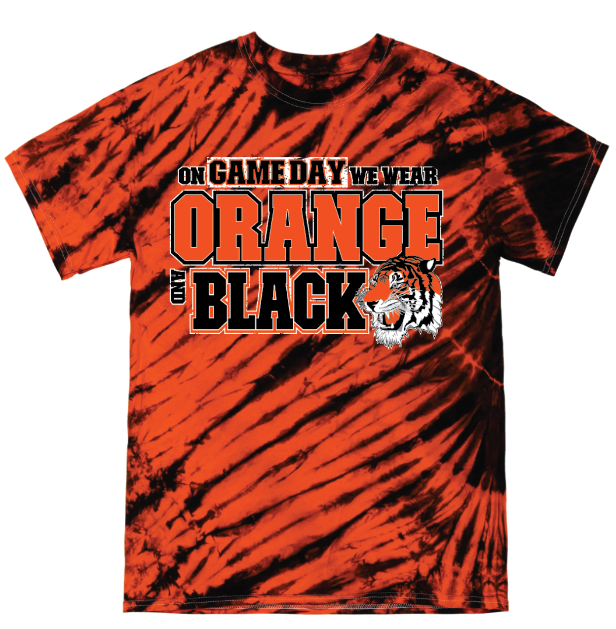 Game Day Cotton Tee- Adult (Tie Dye Option Available)