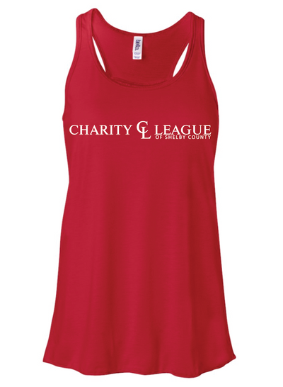 Charity League of Shelby County Bella + Canvas Flowy Racerback Tank