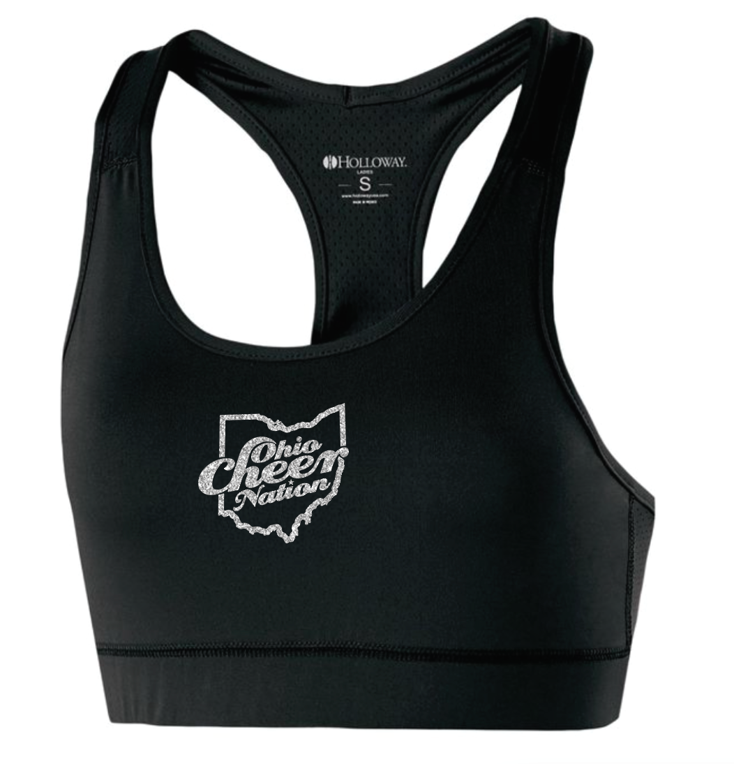 Ohio Cheer Nation Ladies Vent Sports Bra