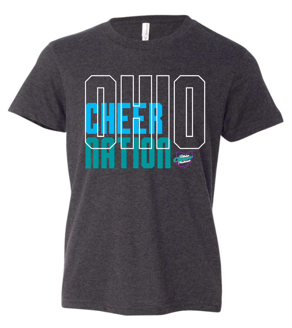 Ohio Cheer Nation Bock Bella Tee Youth