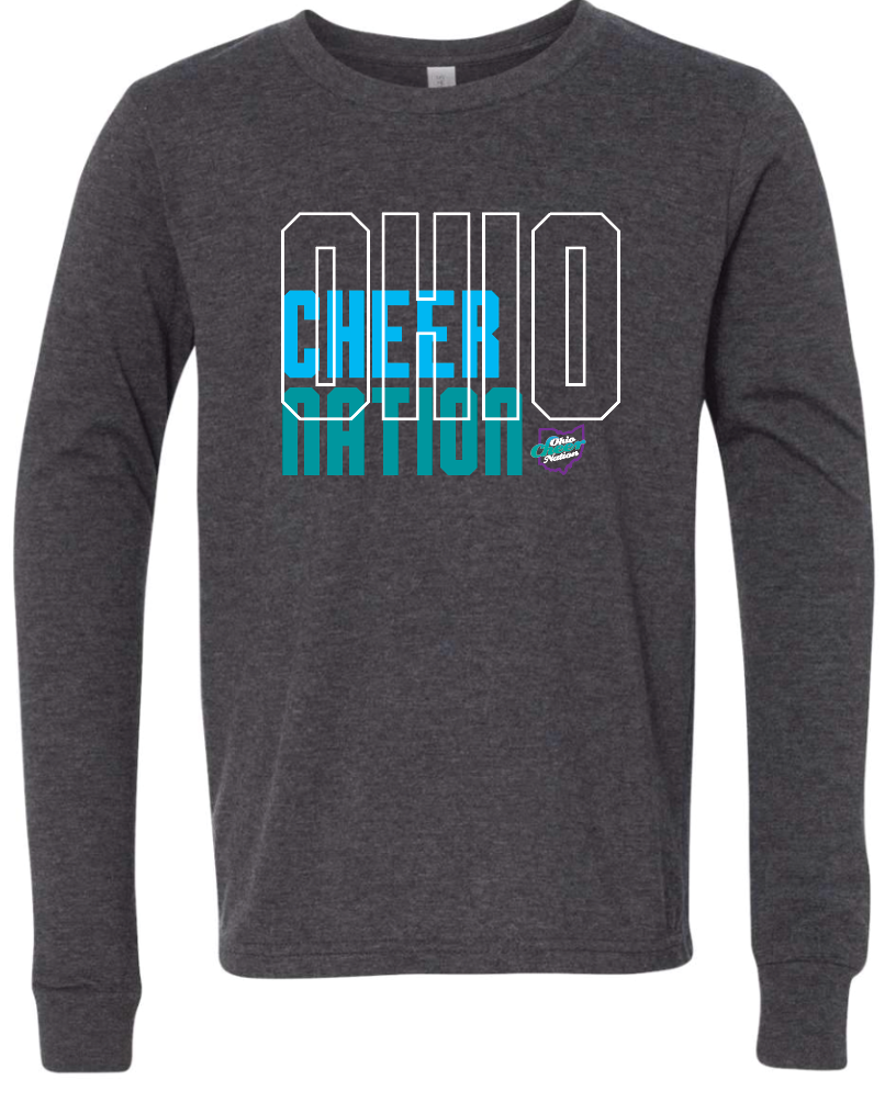 Ohio Cheer Nation Block Bella Long Sleeve Youth