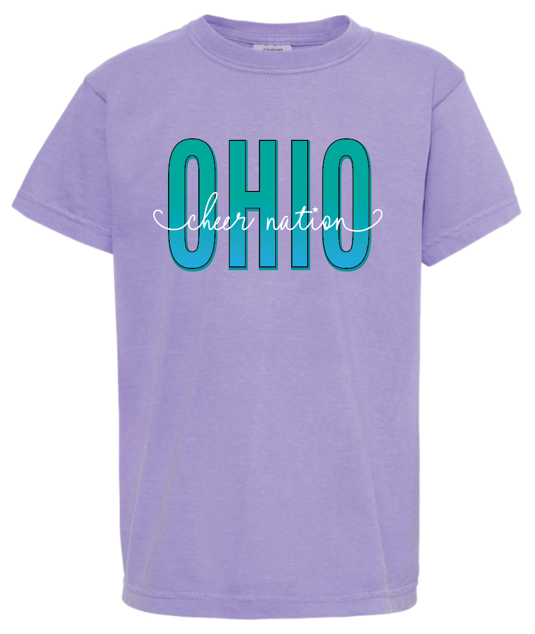 Ohio Cheer Nation Comfort Colors tee Youth