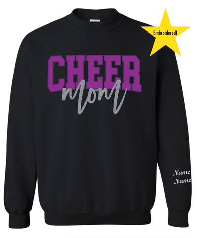 Ohio Cheer Nation-EMBROIDERED Mom Sweatshirt (Personalized)