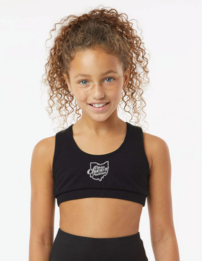 Ohio Cheer Nation Youth Cotton Sports Bra