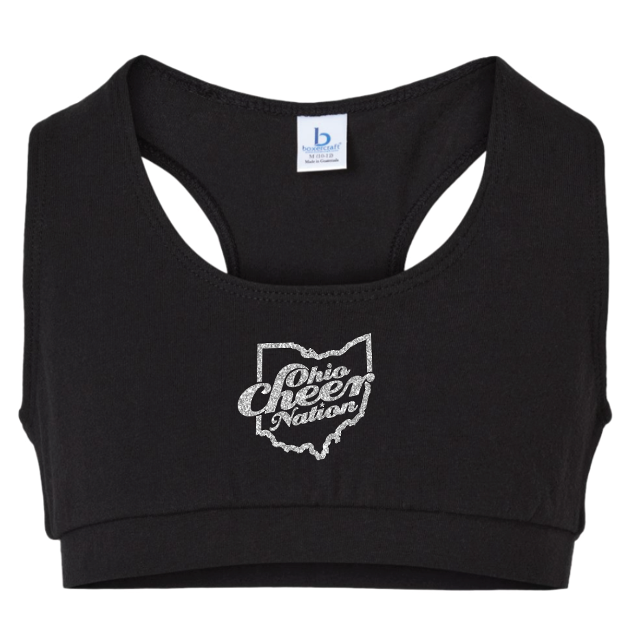 Ohio Cheer Nation Youth Cotton Sports Bra