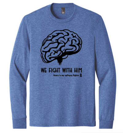 Epilepsy Fighter Long Sleeve Triblend (Youth and Adult)