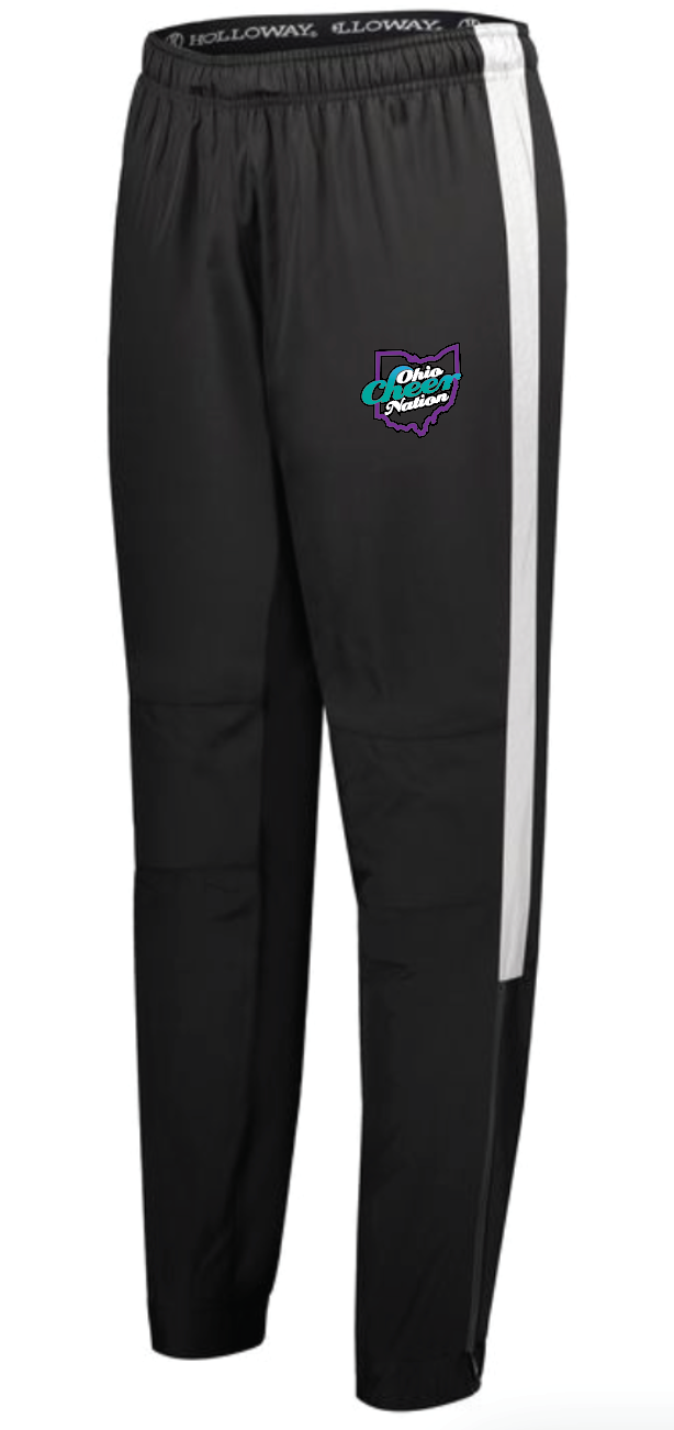 Ohio Cheer Nation Youth and Ladies Open Zip Pants (Matches jacket)