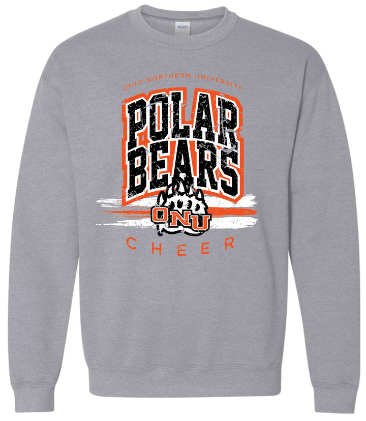 ONU Cheer Distressed Crewneck - Adult
