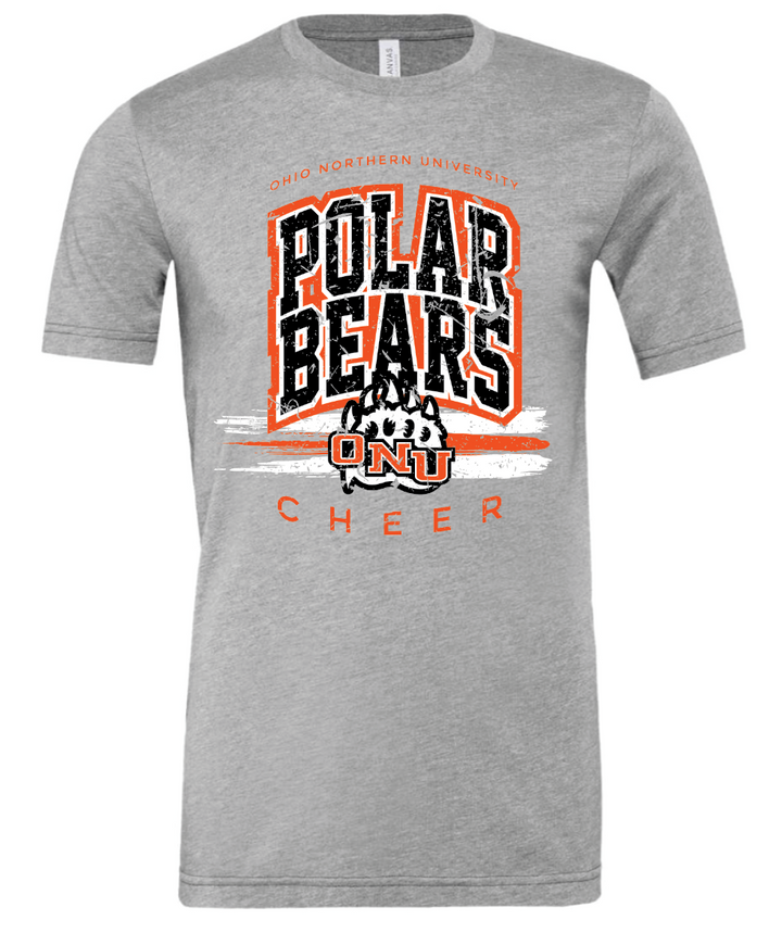ONU Cheer Distressed Triblend Shirt - Adult & Youth