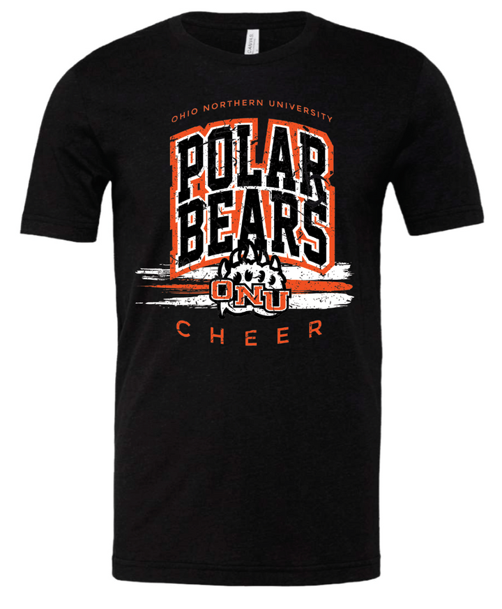 ONU Cheer Distressed Triblend Shirt - Adult & Youth