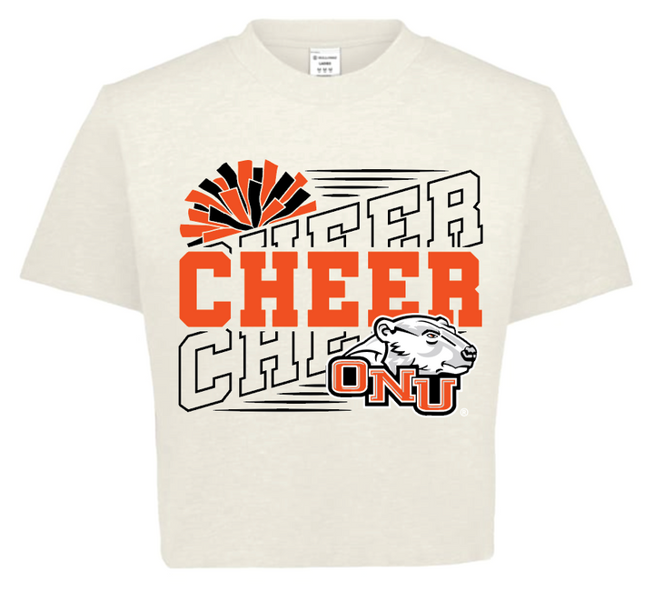 ONU Cheer Heritage Crop Boxy Tee - Adult