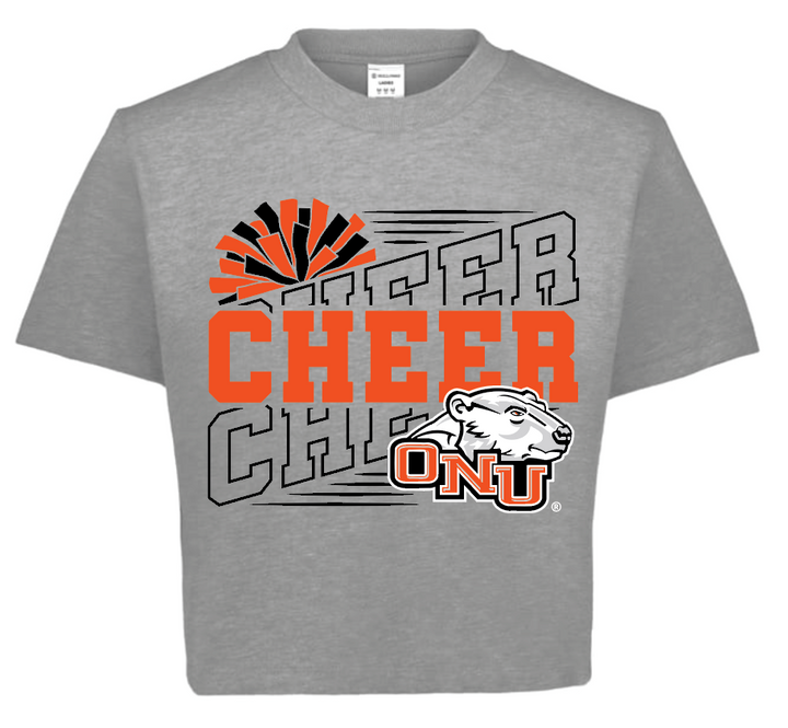 ONU Cheer Heritage Crop Boxy Tee - Adult