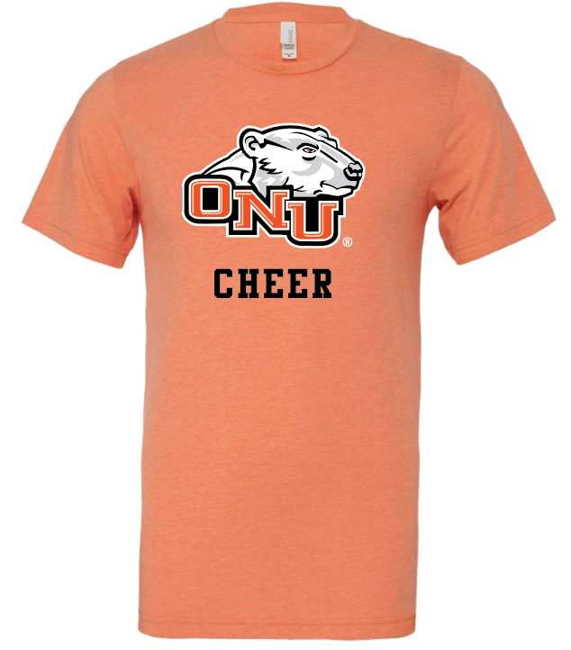 ONU Cheer Athletic Triblend Shirt - Adult & Youth