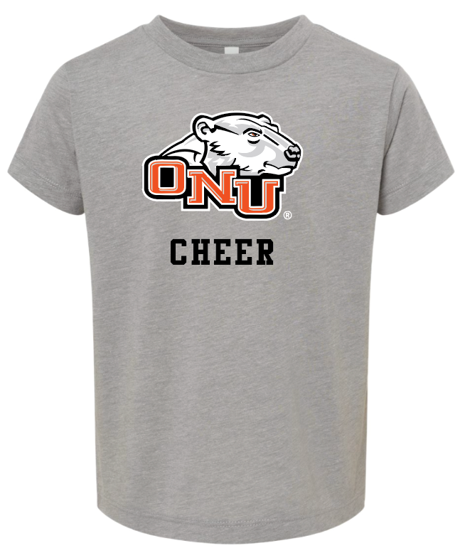 ONU Cheer Athletic Triblend Tee - Toddler