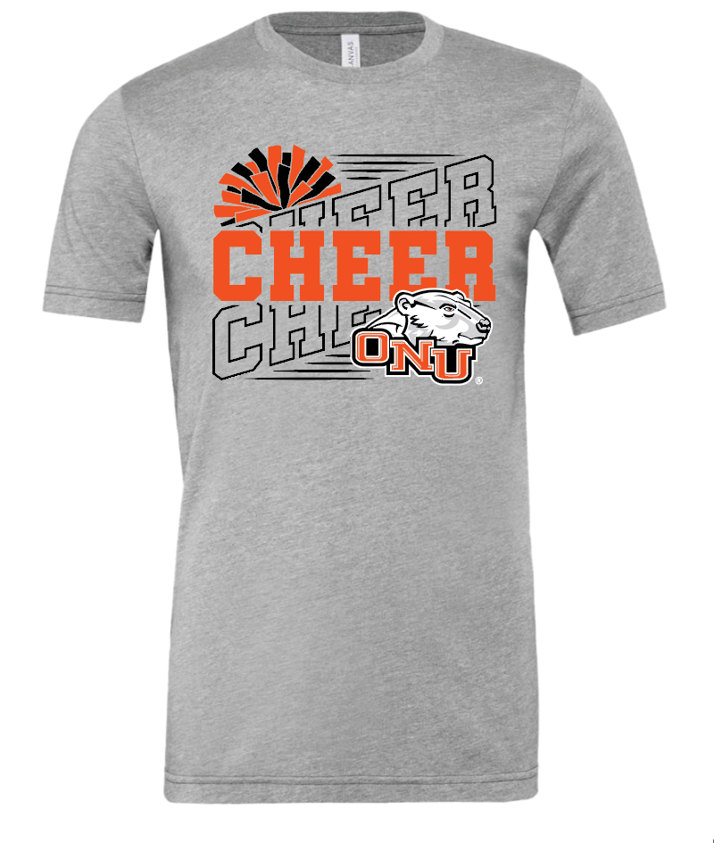 ONU Cheer Repeated Triblend Shirt - Adult & Youth