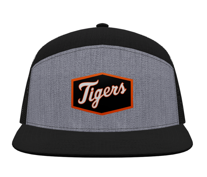 6-Panel Tigers Patch Flat Billed Hat