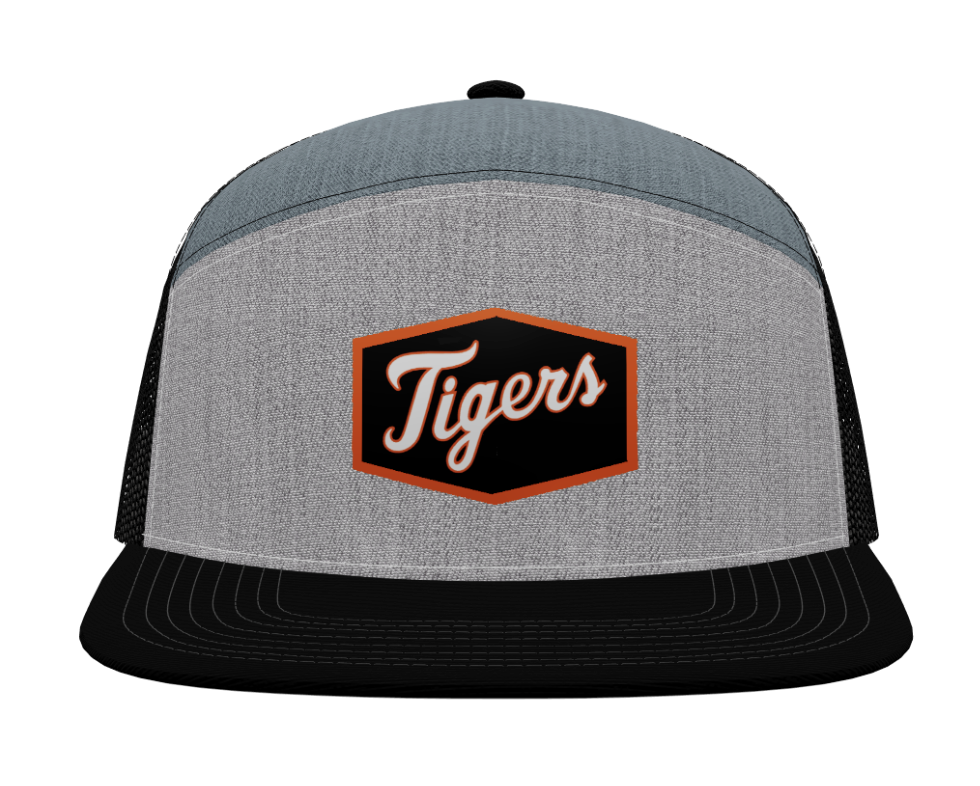6-Panel Tigers Patch Flat Billed Hat