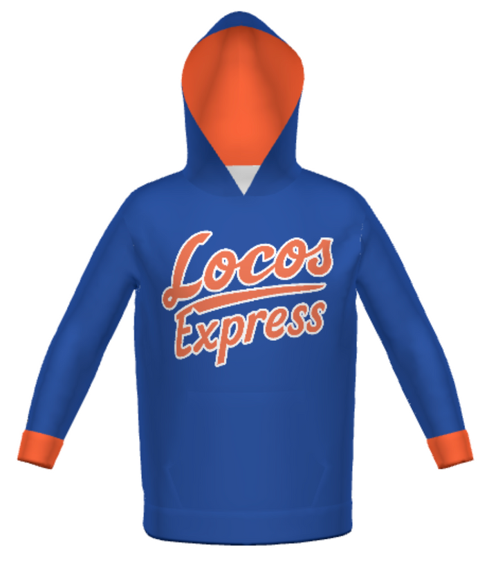 Lima Locos Express Sublimated Fleece Heavyweight Sweatshirt - Royal