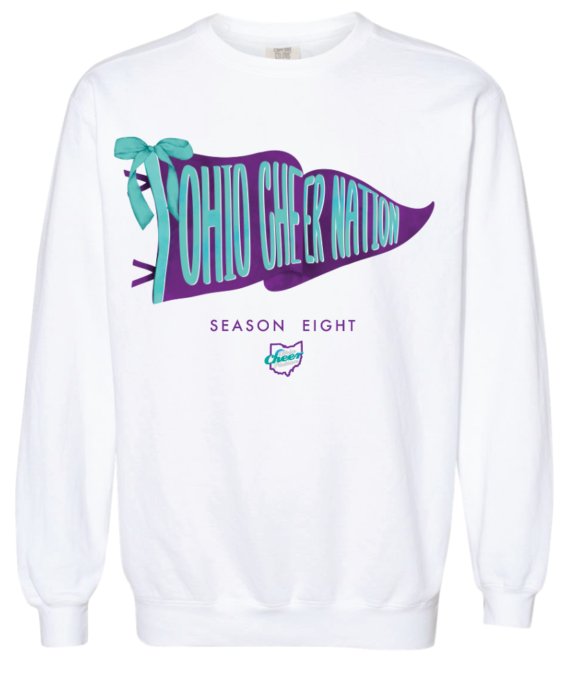 Ohio Cheer Nation Season 8 Comfort Colors Crewneck Adult