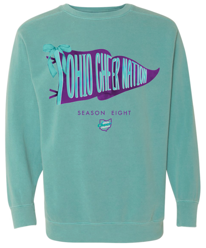 Ohio Cheer Nation Season 8 Comfort Colors Crewneck Adult