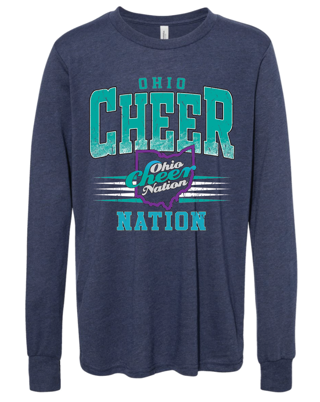 Ohio Cheer Nation Athletic Bella Long Sleeve - Youth