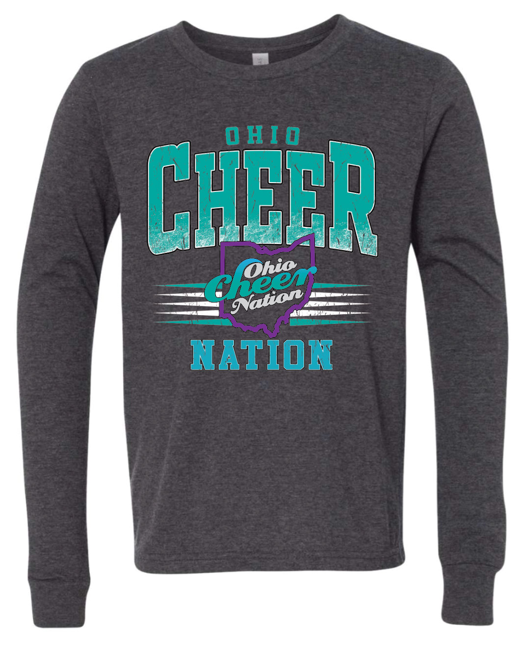 Ohio Cheer Nation Athletic Bella Long Sleeve - Youth