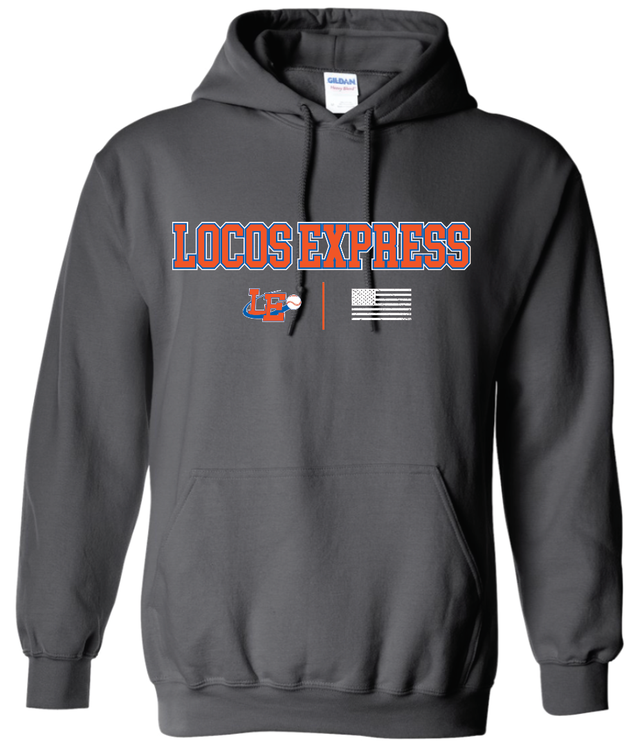 Locos Express 50/50 Gildan Hooded Sweatshirt - Adult and Youth ...