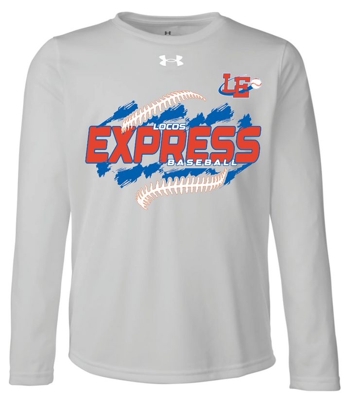 Locos Express Under Armour Tech Long Sleeve Tee - Youth