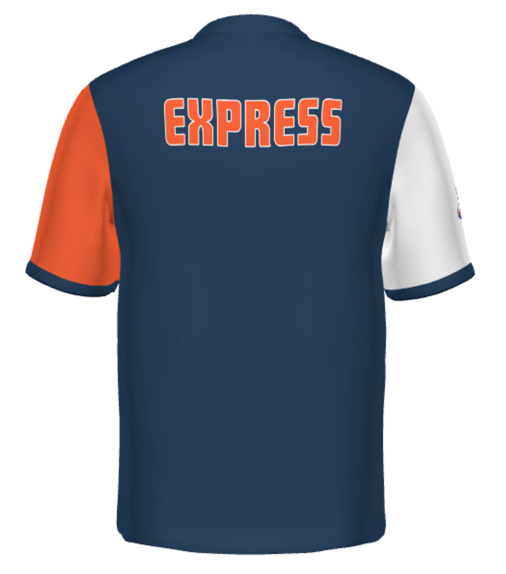 Lima Locos Express Sublimated Men's 1/2 Zip Pullover - Navy