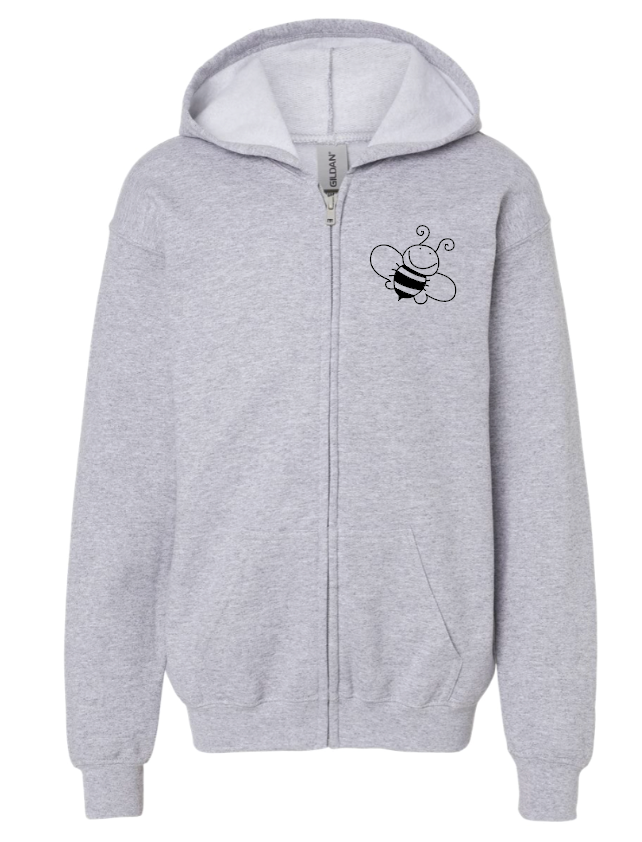 Whittier Full Zip Gildan Hooded Sweatshirt - Youth & Adult