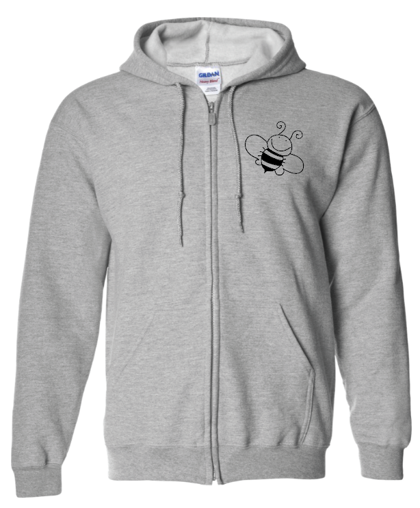 Whittier Full Zip Gildan Hooded Sweatshirt - Youth & Adult