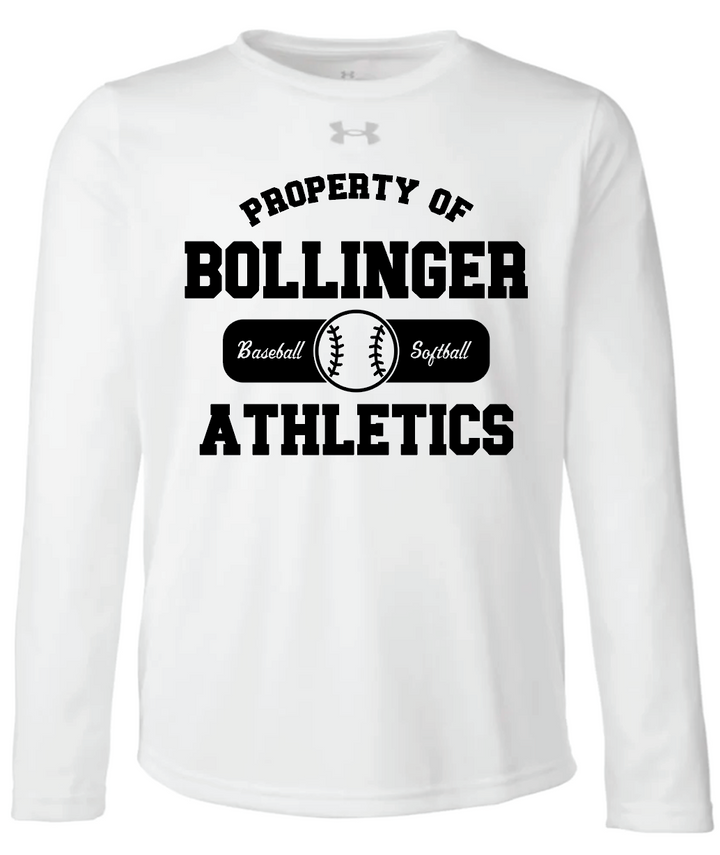 Sidney Bats Under Armour Tech Long Sleeve Tee - Youth
