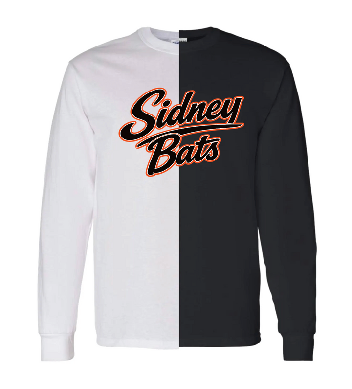 Sidney Bats Two-Tone Embroidered Crewneck *custom pre-order* *glitter available*